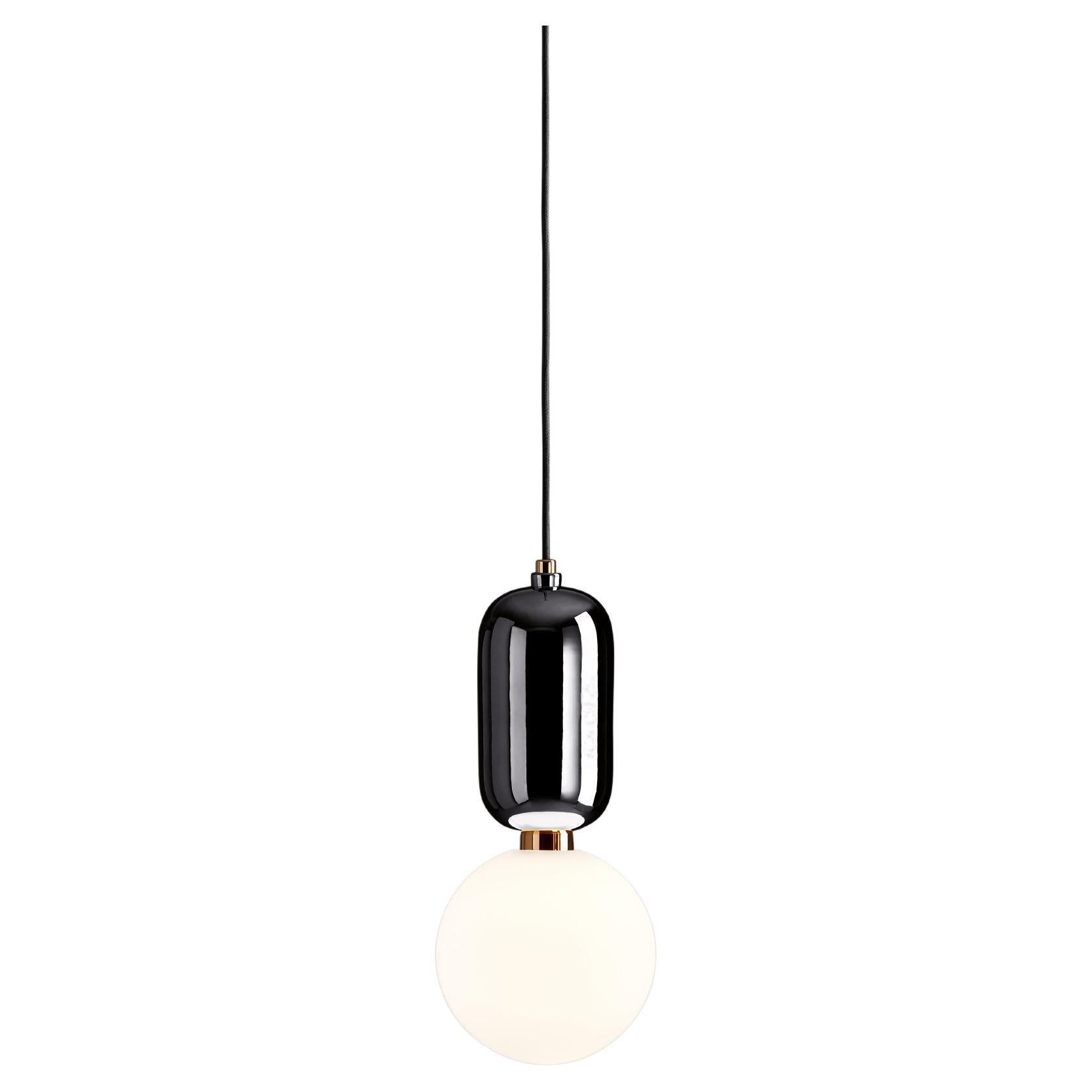Lampe à suspension AT&T noire de Parachilna en vente