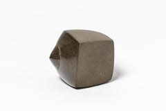 Escultura de cerámica abstracta negra de Nadia Pasquer Mid Century Design