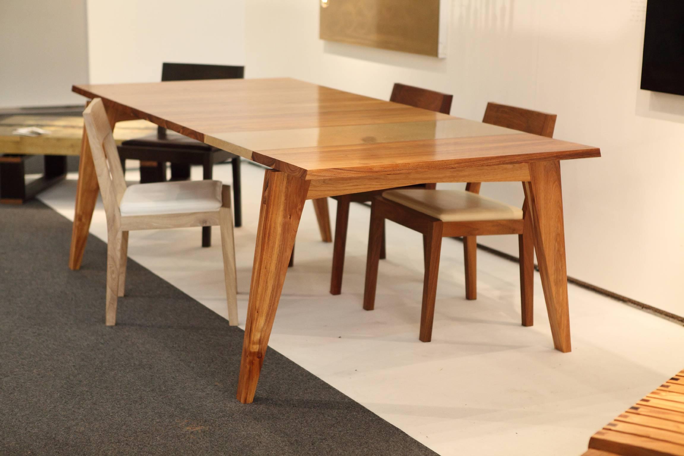Black Acacia Dining Table by Studio Roeper In New Condition For Sale In Napa, CA