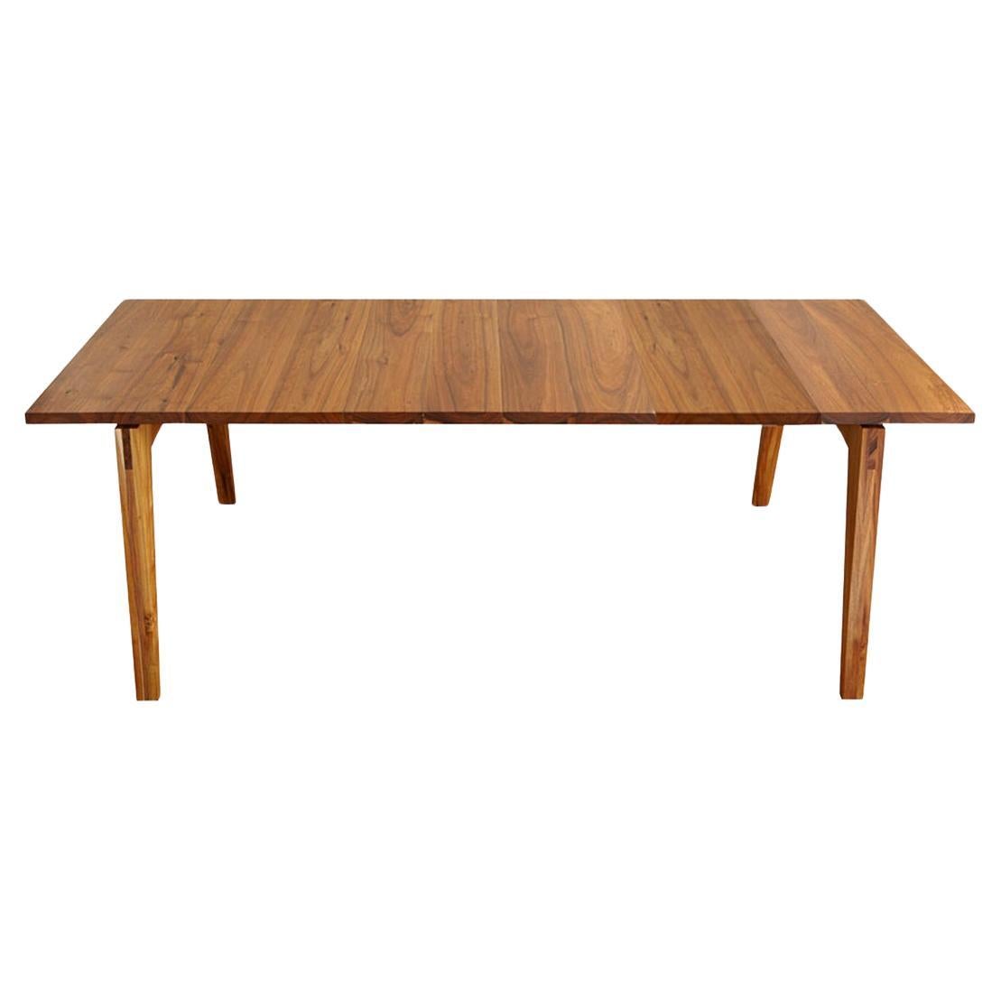 Black Acacia Dining Table by Studio Roeper For Sale