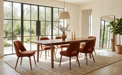 Black Acacia Modern Dining Table by Craftsman Florian Roeper