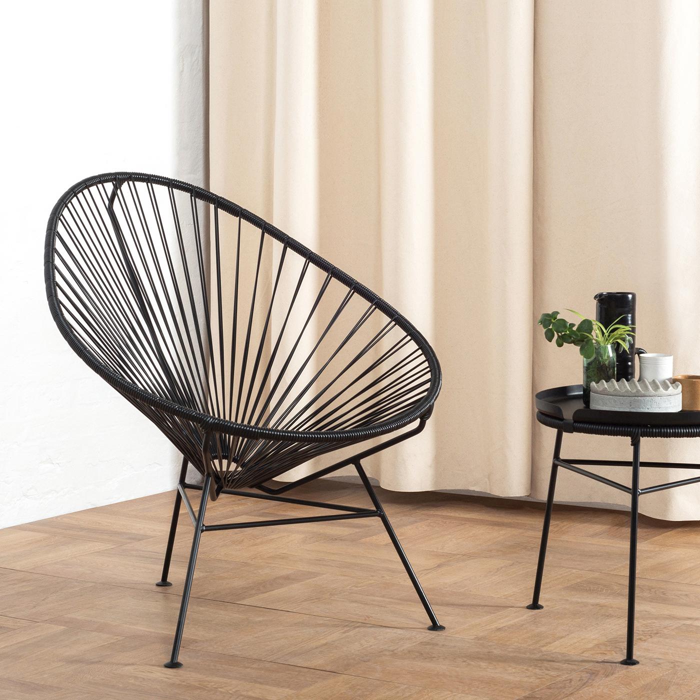 Danese Sedia Acapulco nera di OK Design in vendita