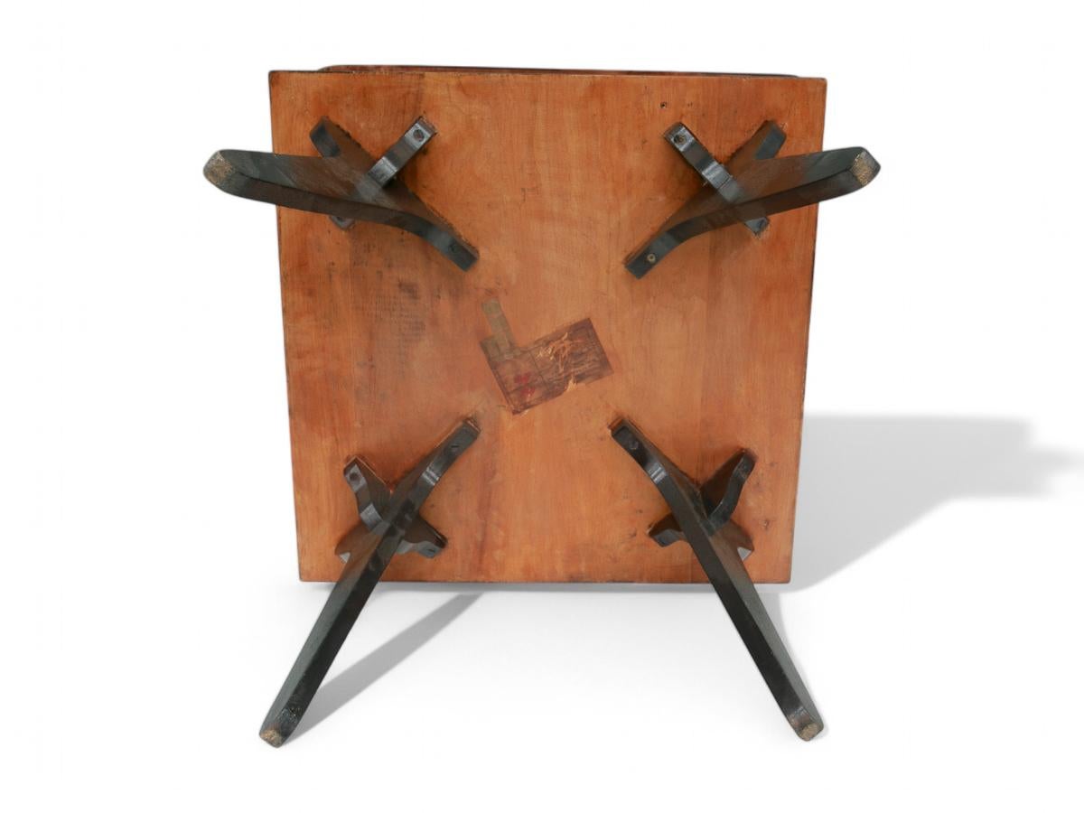 Table d'appoint noire par Jose Zanine Caldas, années 1950 en vente 1