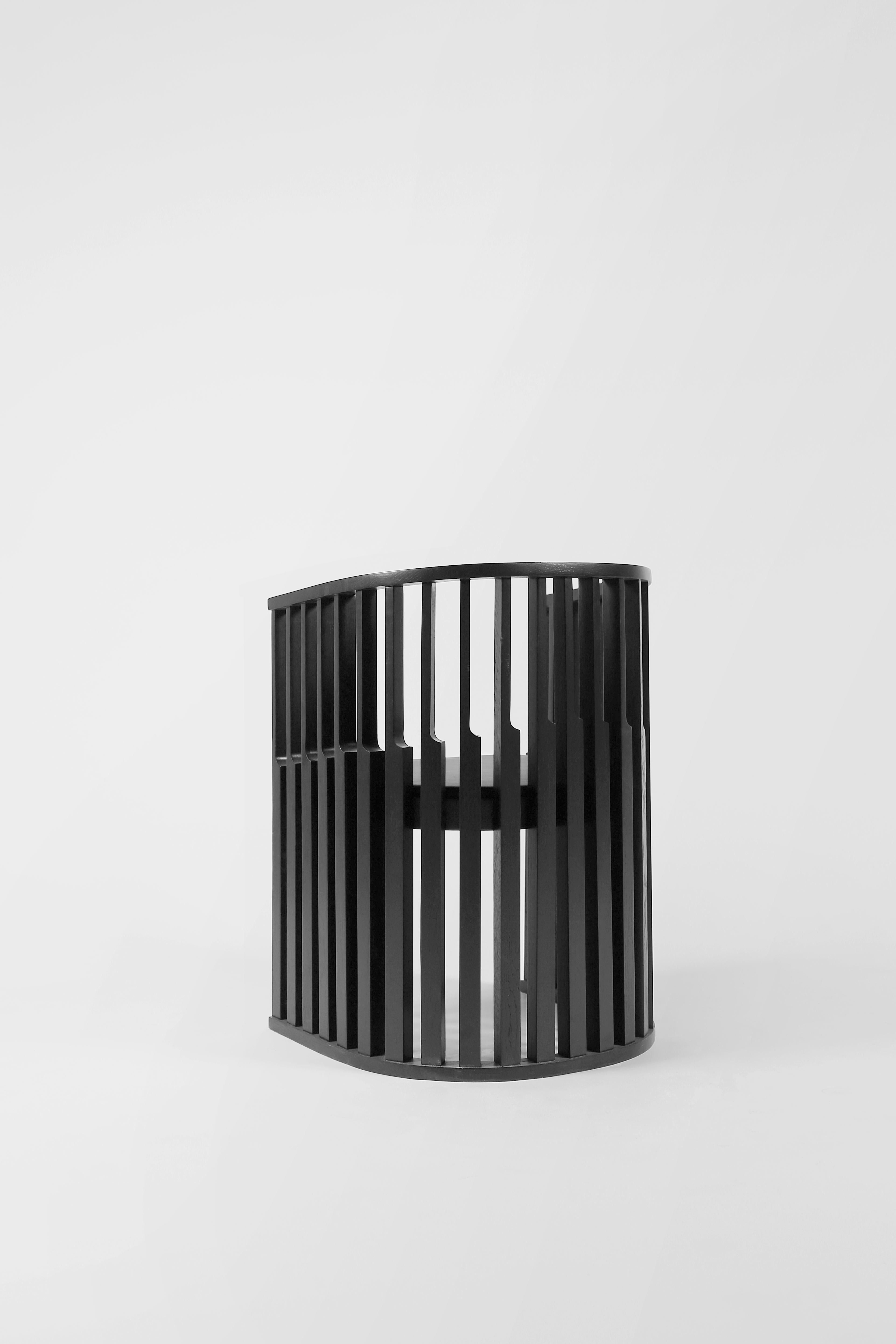 Post-Modern Black Aceleración Chair by Joel Escalona For Sale