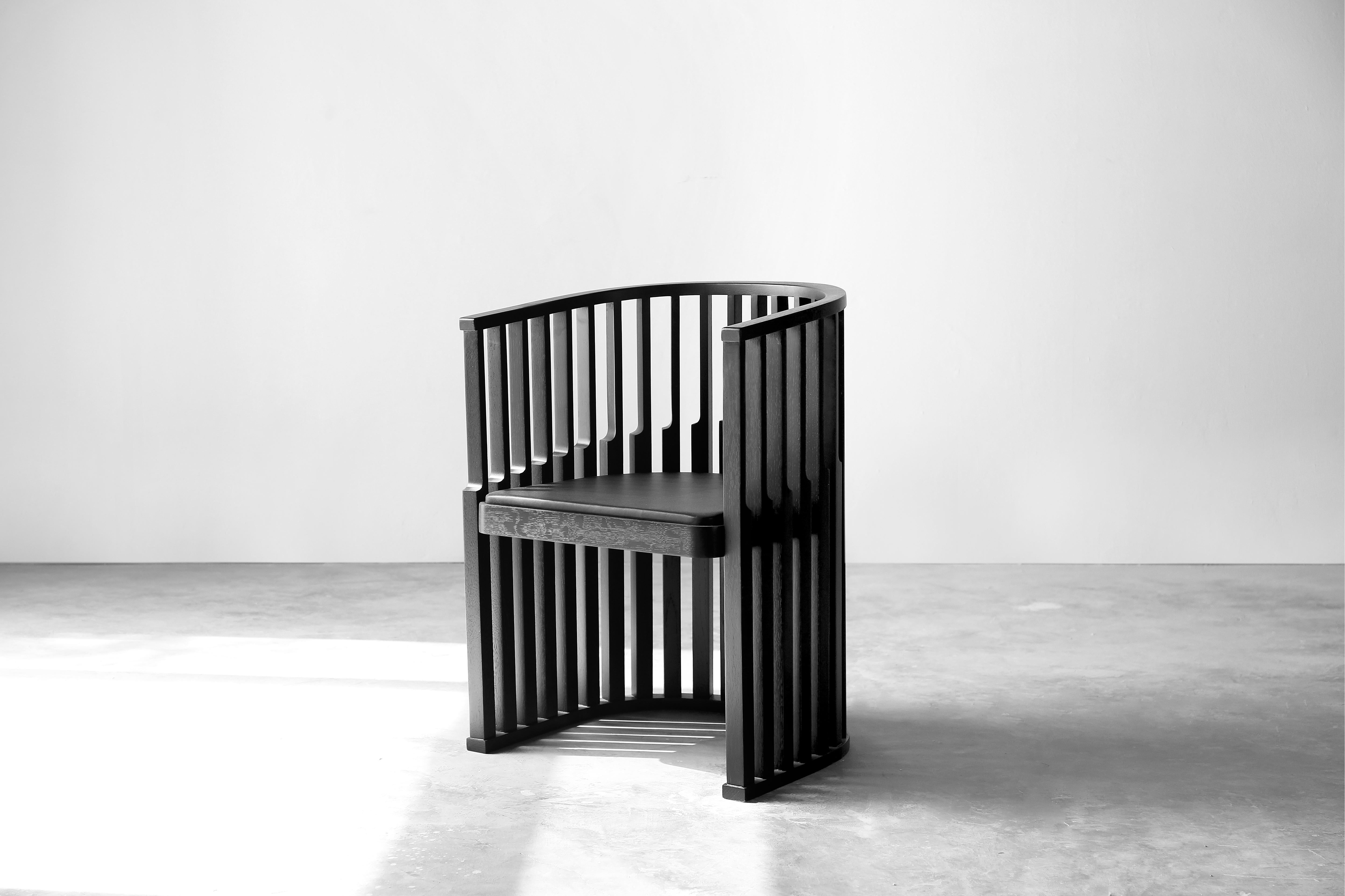 Black Aceleración Chair by Joel Escalona In New Condition For Sale In Geneve, CH