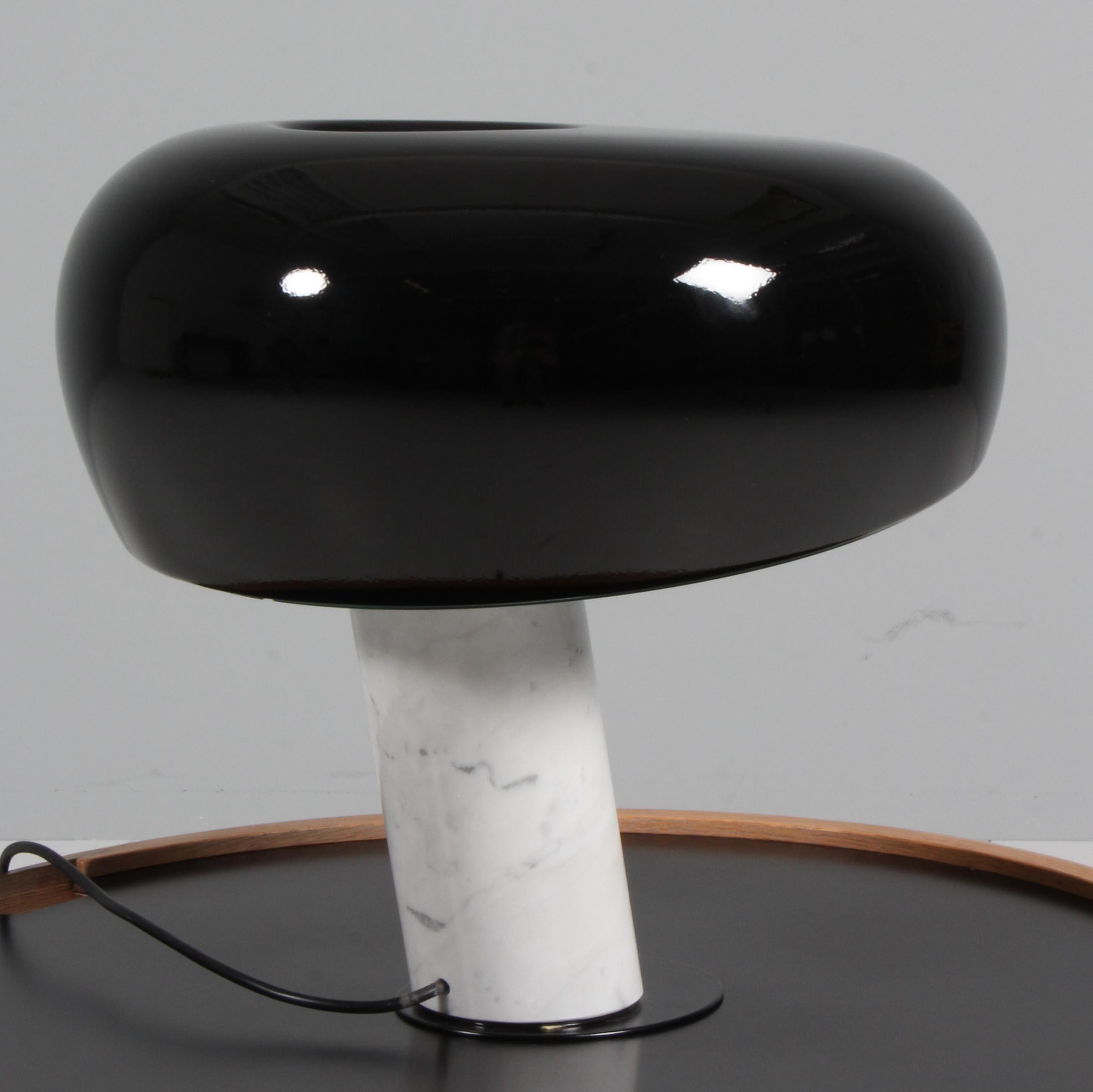 Black Achille & Pier Giacomo Castiglioni Snoopy Table Lamp In Good Condition For Sale In Esbjerg, DK