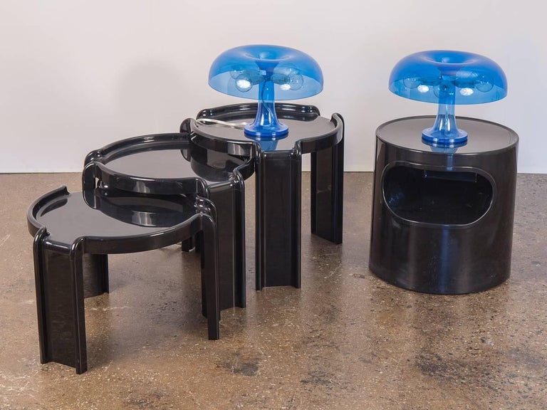 Black Acrylic Kartell Stacking Tables at 1stDibs black acrylic nest