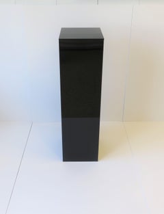 Black Acrylic Pedestal Column Stand
