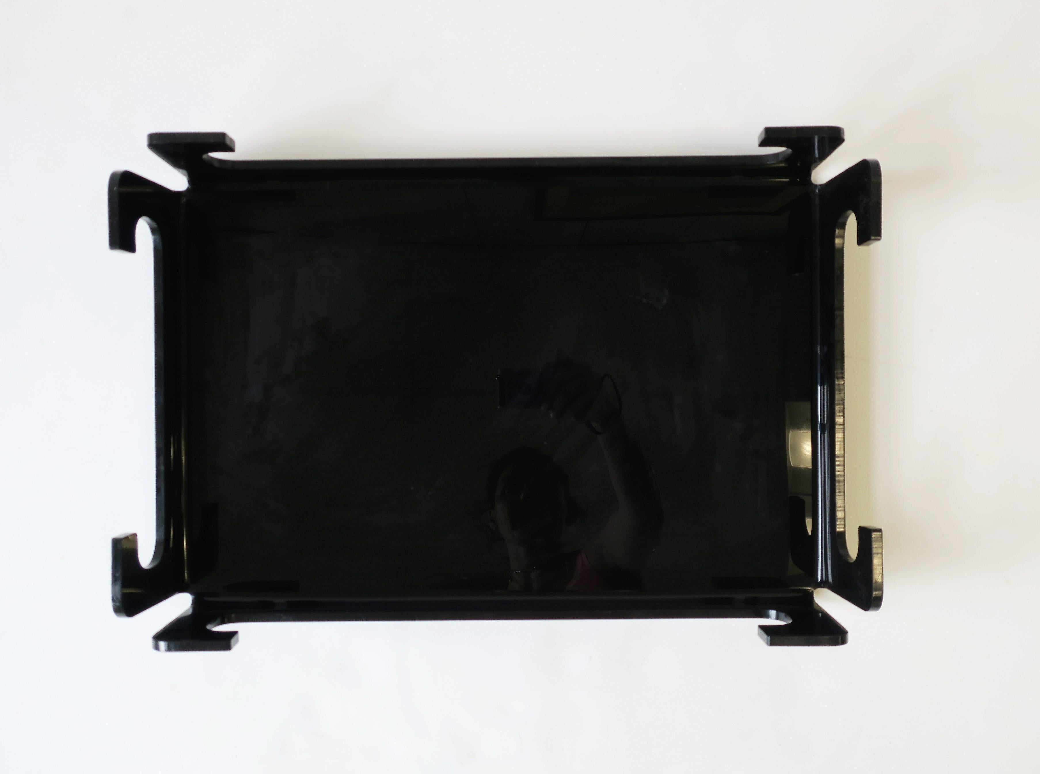 Black Acrylic Tray or Shelf 7