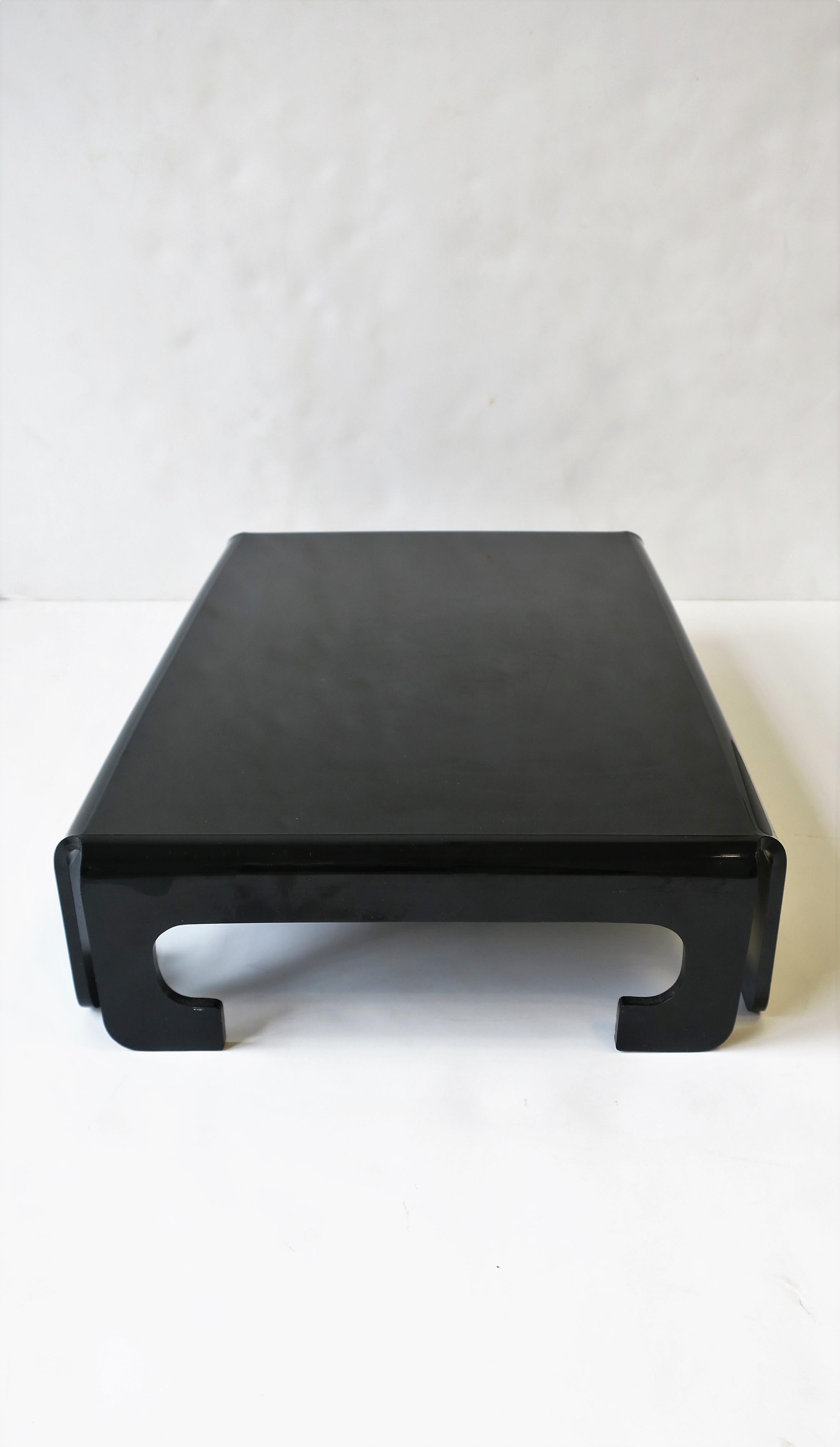 Black Acrylic Tray or Shelf 1