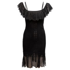 Black Adam Jones Merino Wool-Blend Knit Dress