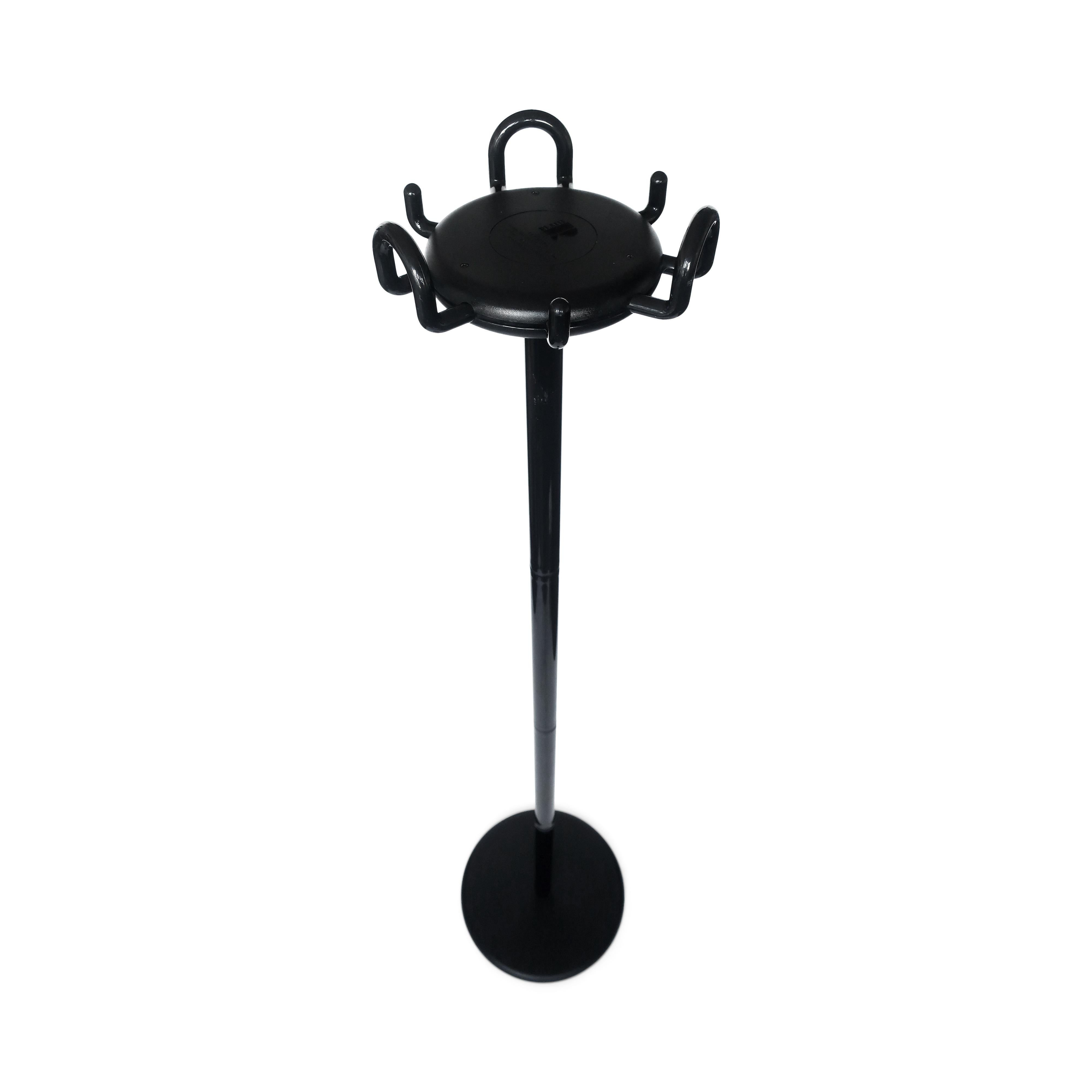 Post-Modern Black Aiuto Coat Rack by Barberi and Marianelli for Rexite