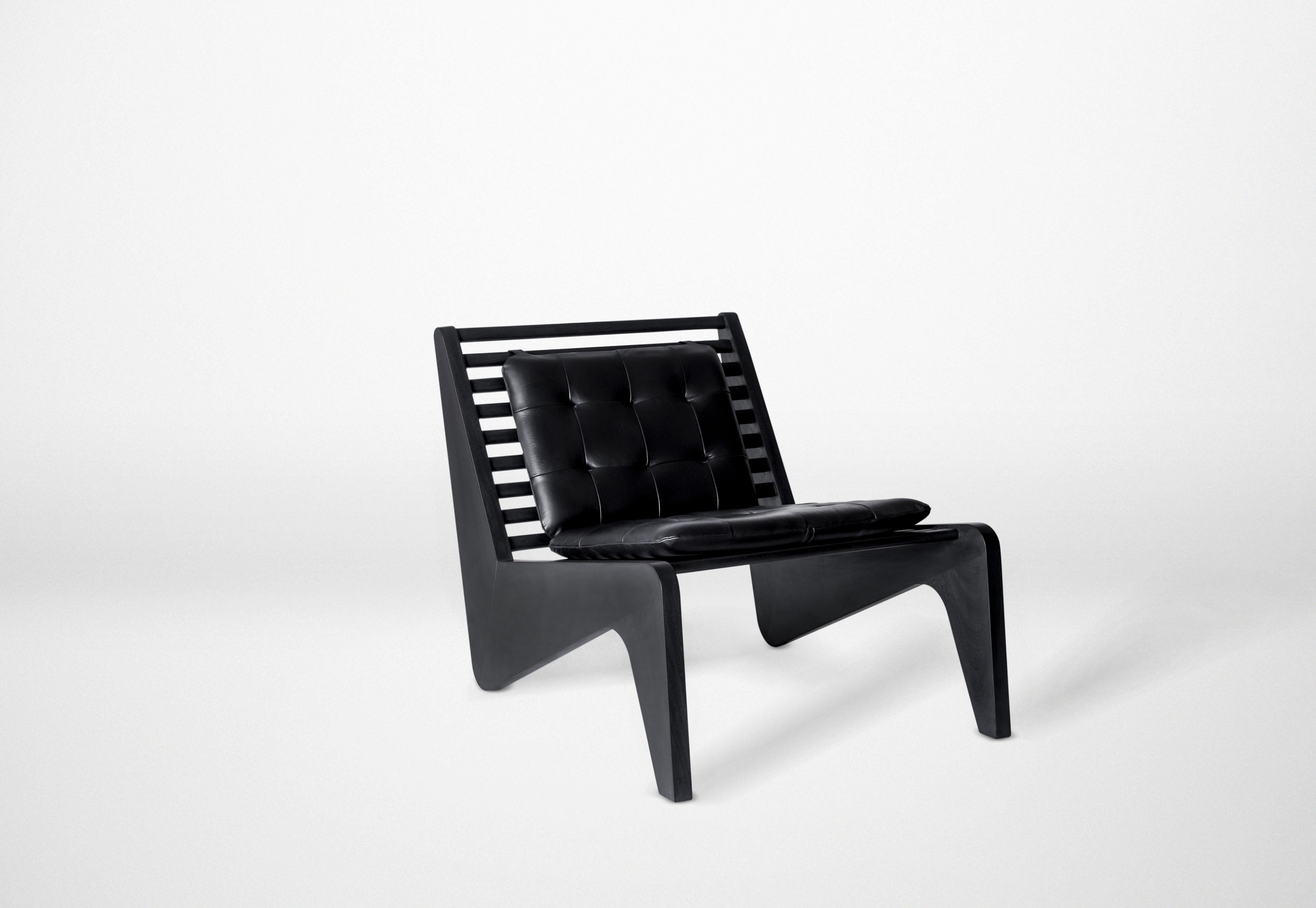 Post-Modern Black Ala Lounge Chair by Atra Design