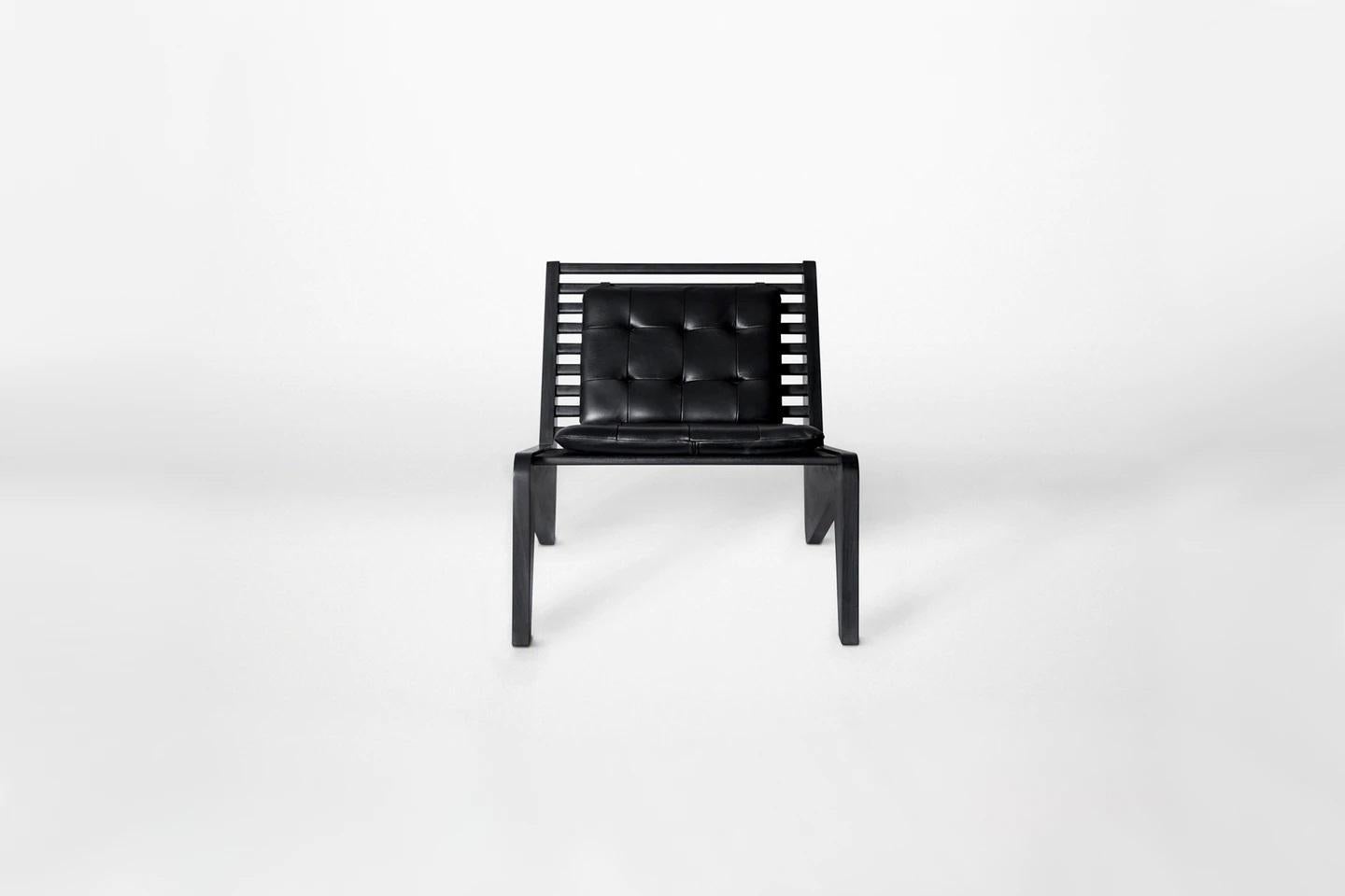 Post-Modern Black Ala Lounge Chair by Atra Design For Sale