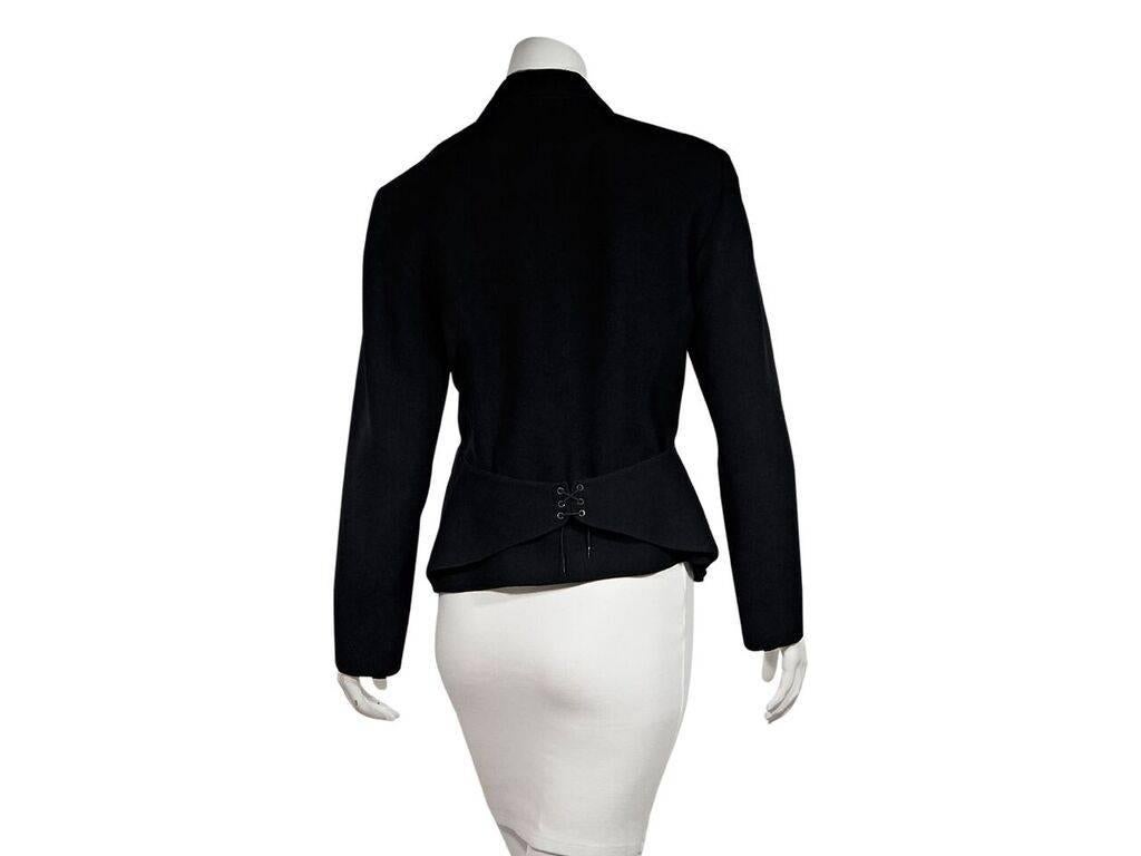 corset back blazer