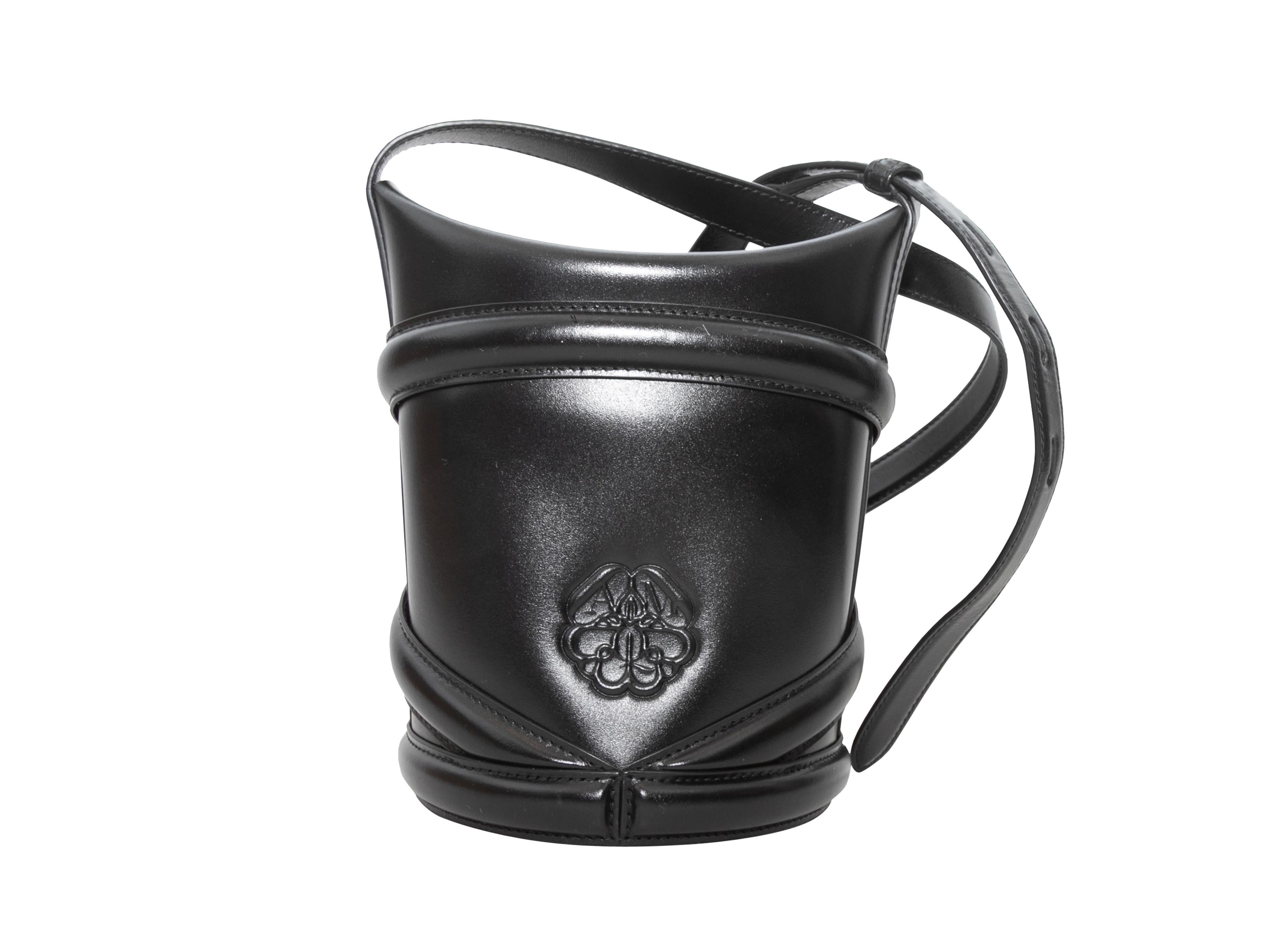 Women's Black Alexander McQueen Leather Bucket Bag