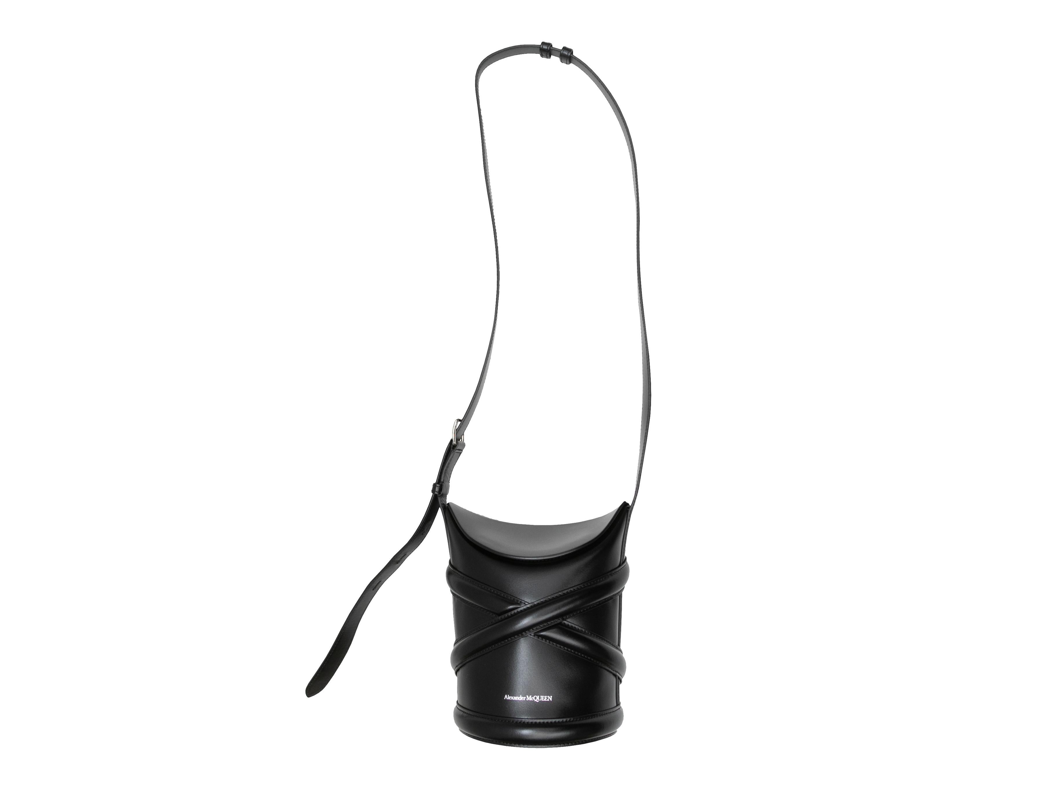 Black Alexander McQueen Leather Bucket Bag 1
