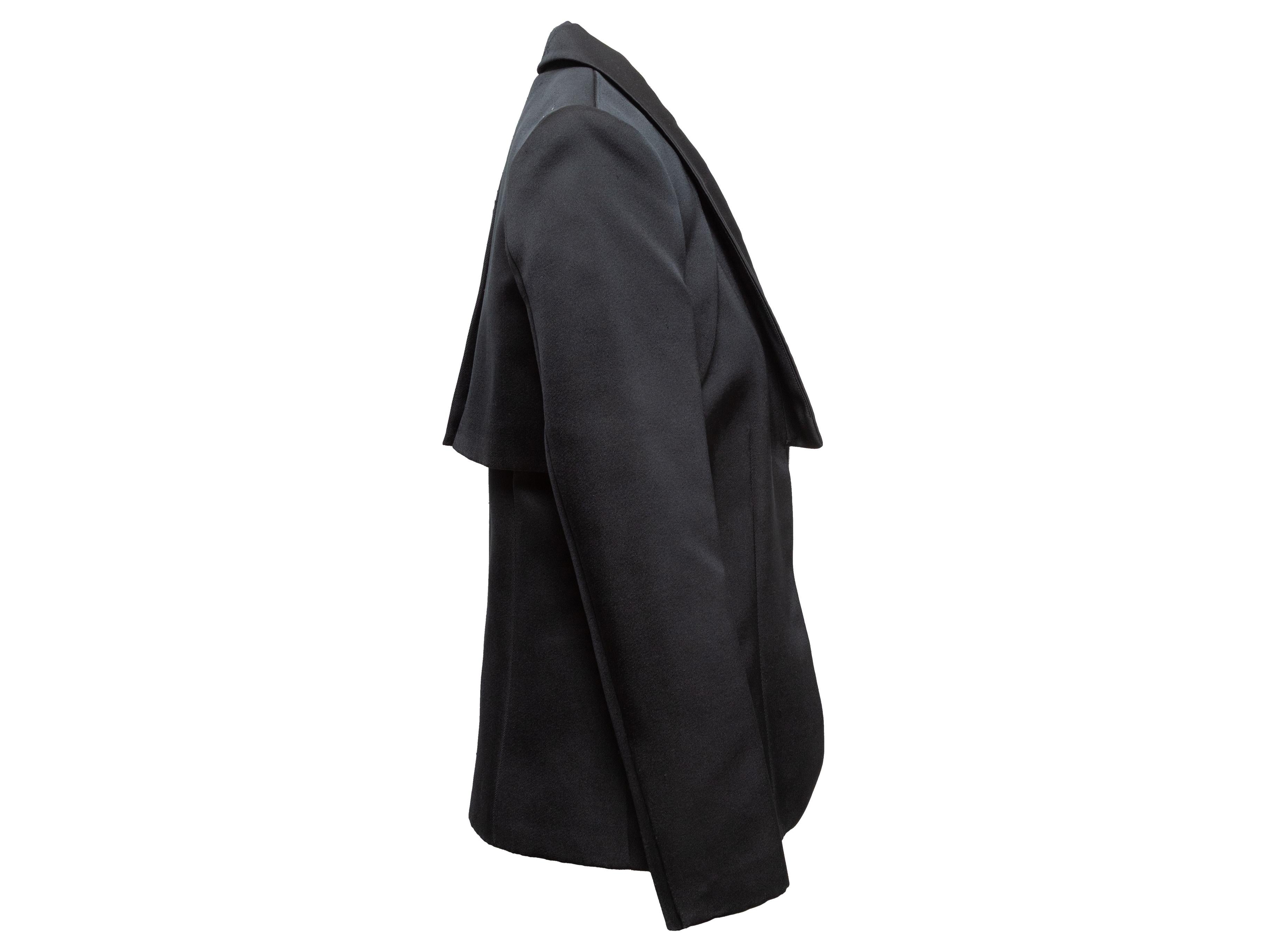 Blazer nero con collo a scialle di Alexander Wang, taglia US 8 In condizioni buone in vendita a New York, NY
