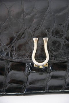 Black Alligator Clutch/Wallet