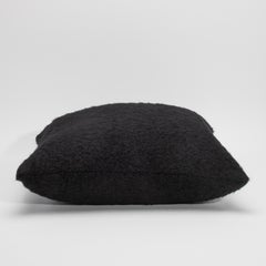 Black Alpaca Pillow By MOGUL