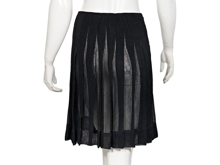 Black Altuzarra Pleated Skirt at 1stDibs