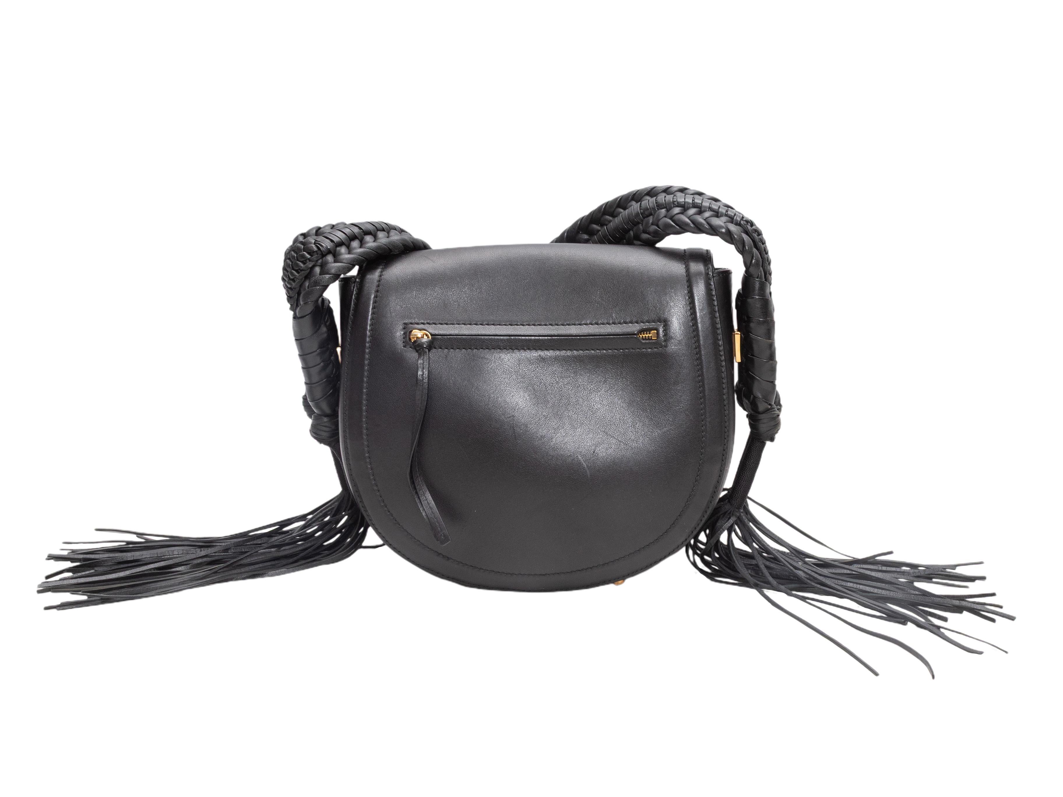 Black Altuzzara Ghianda Bullrope Saddle Bag im Zustand „Gut“ im Angebot in New York, NY