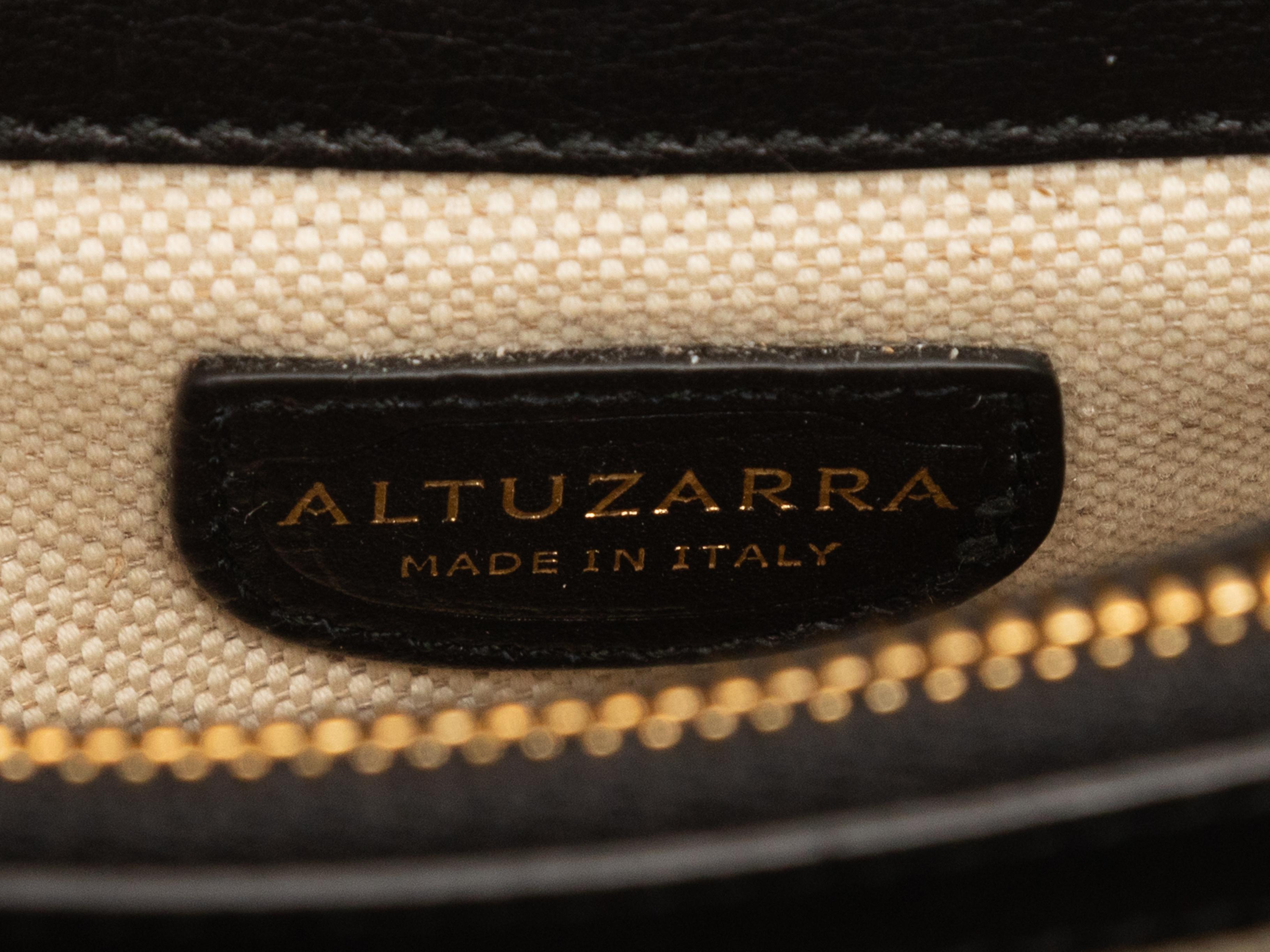 Black Altuzzara Ghianda Bullrope Saddle Bag im Angebot 2