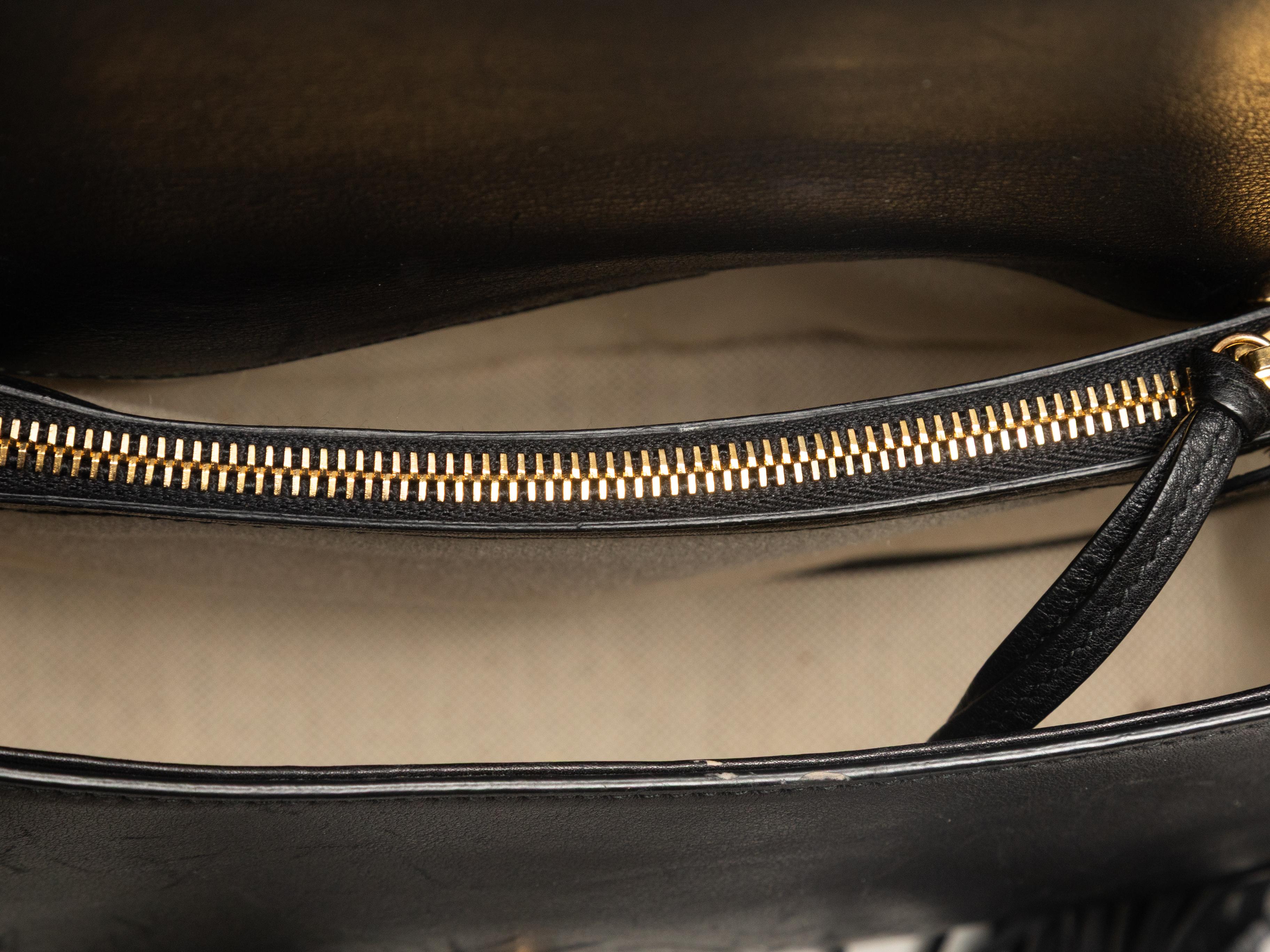 Black Altuzzara Ghianda Bullrope Saddle Bag im Angebot 3