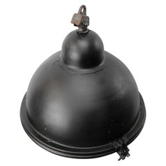 Black Aluminum Vintage Industrial Cast Iron Top Clear Glass Pendant Lights