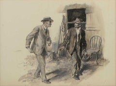 Black Americana Original Illustration for Collier's by Frederick Coffay Yohn