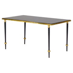 Black and Brass Coffee Table
