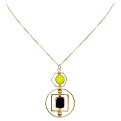 Gold Plate Pendant Necklaces