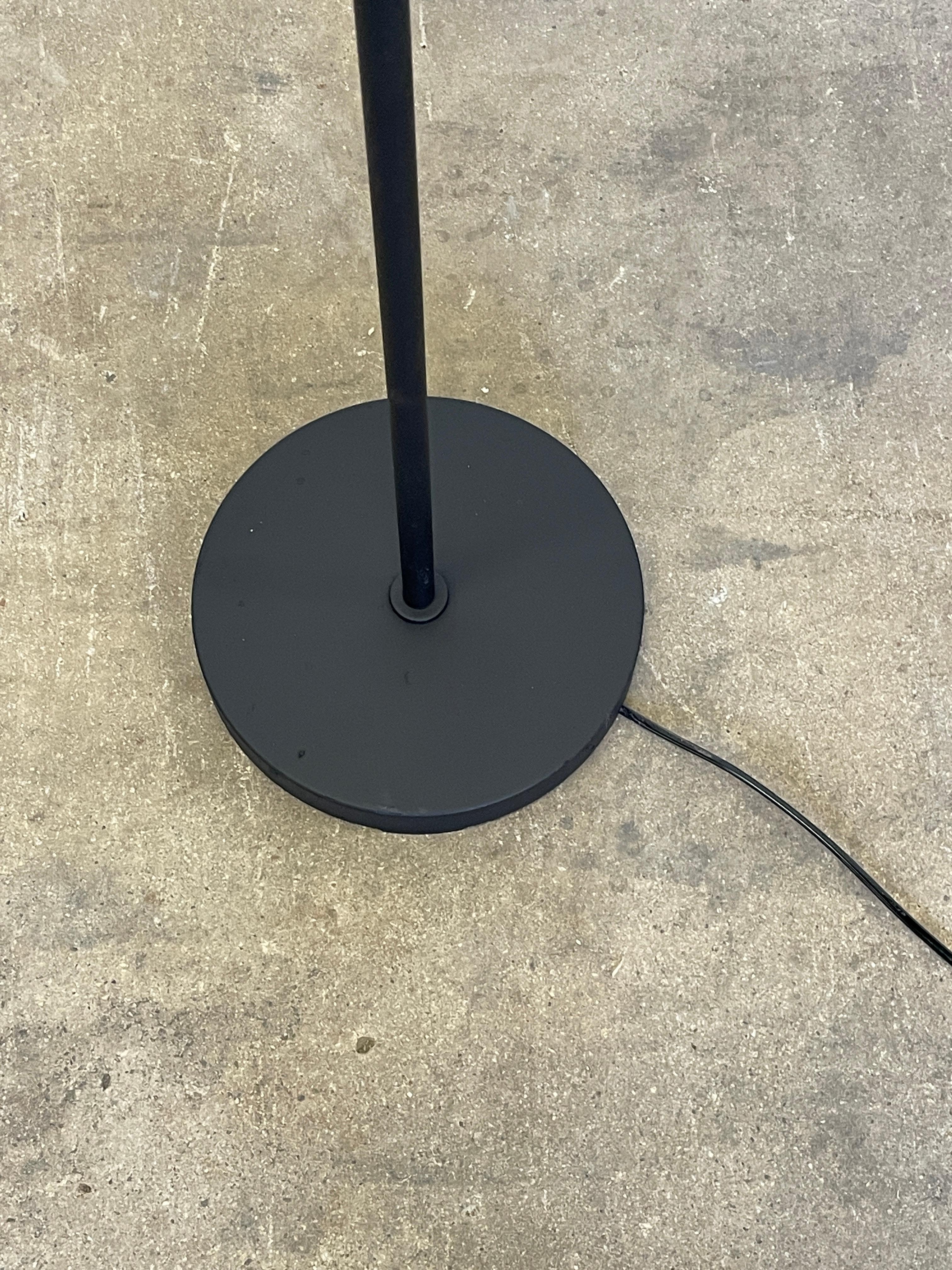 black orb floor lamp