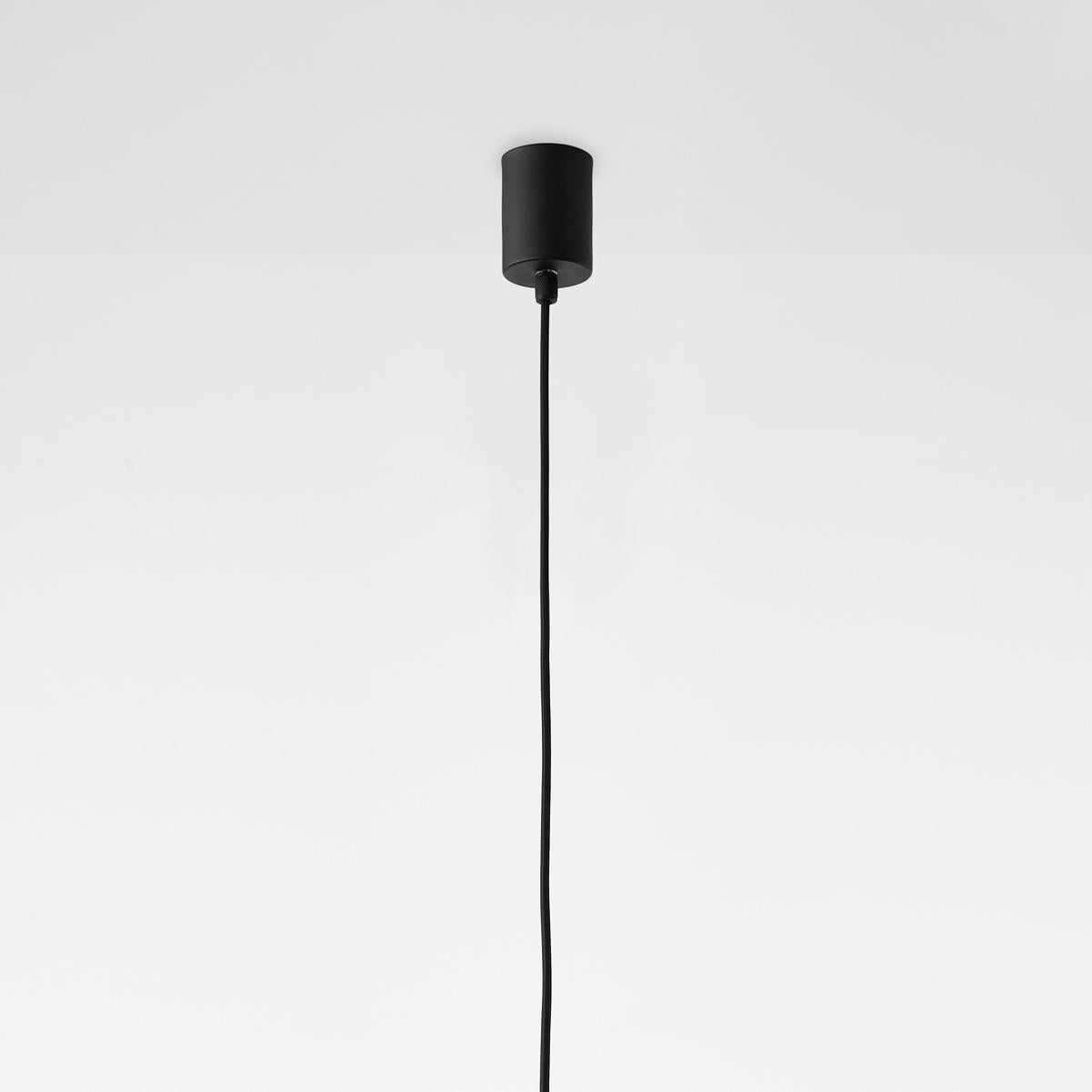 Czech Black and Clear Stratos Mini Ball Pendant Light by Dechem Studio