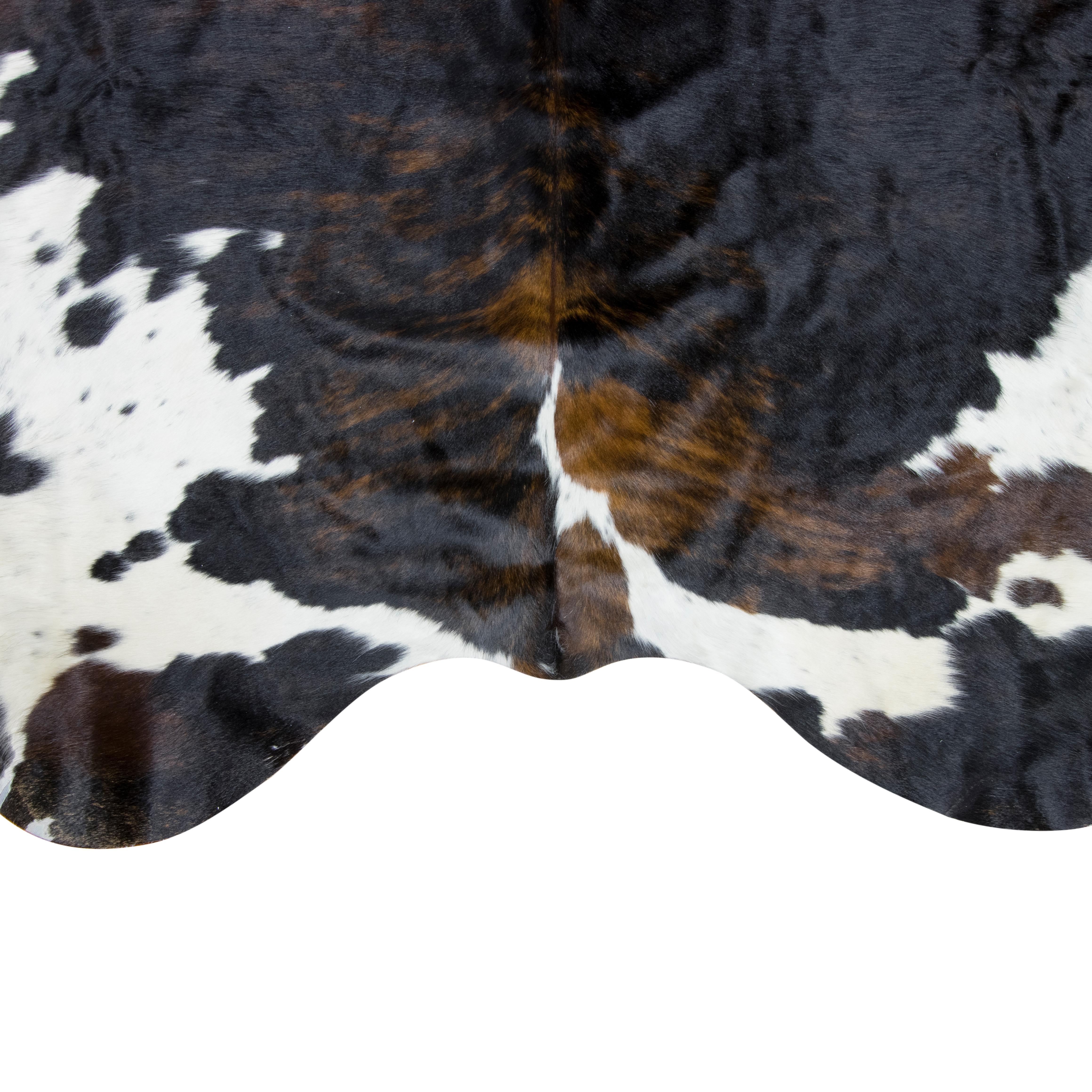 Brazilian Black and Copper Cowhide For Sale