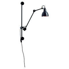 Black and Copper Lampe Gras N° 210 Wall Lamp by Bernard-Albin Gras