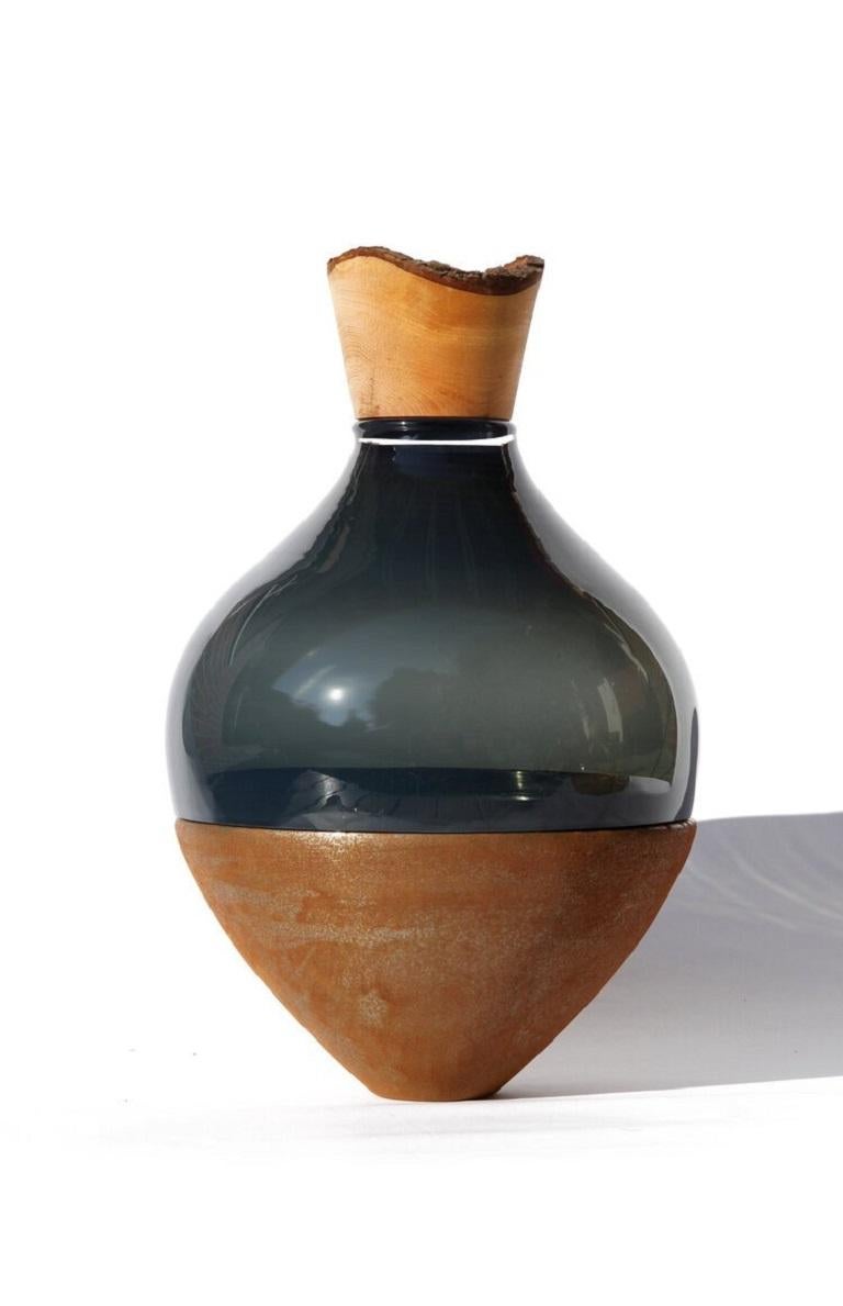 Vaso da India II in patina nera e rame, Pia Wüstenberg In condizioni Nuovo in vendita a Geneve, CH