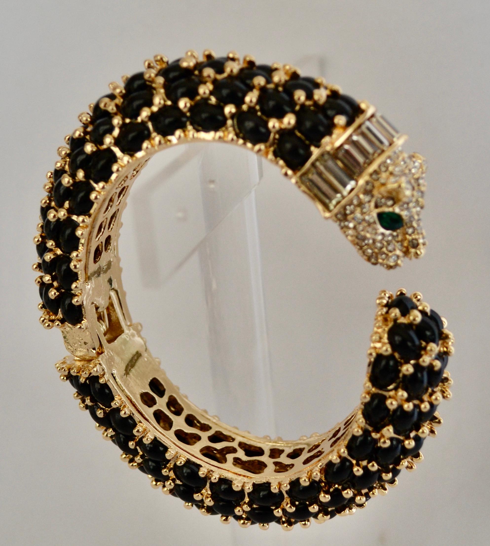 Bracelet panthère noire et cristal Neuf à Virginia Beach, VA
