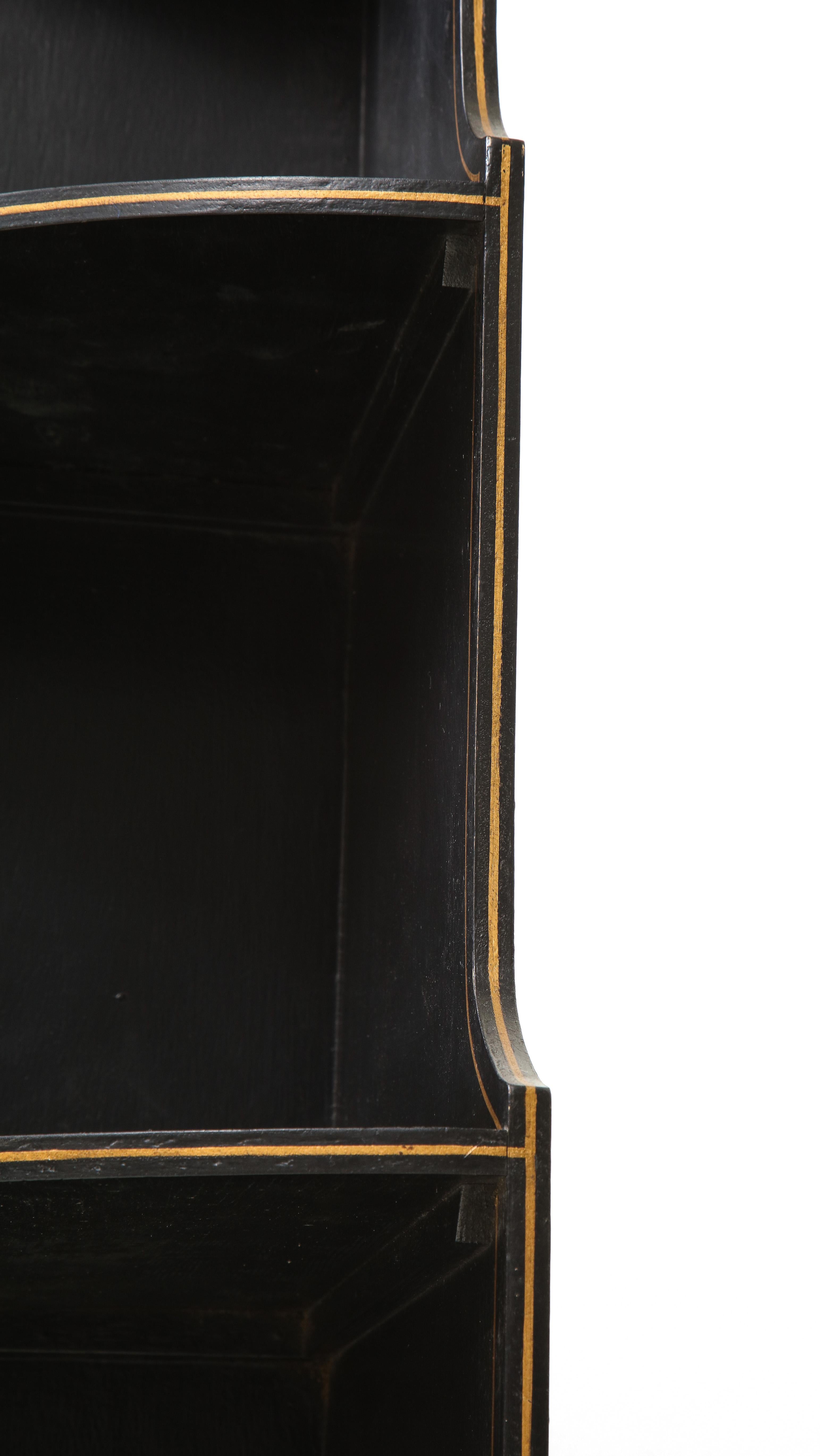 Black and Gilt Six-Tier Corner Étagere 1