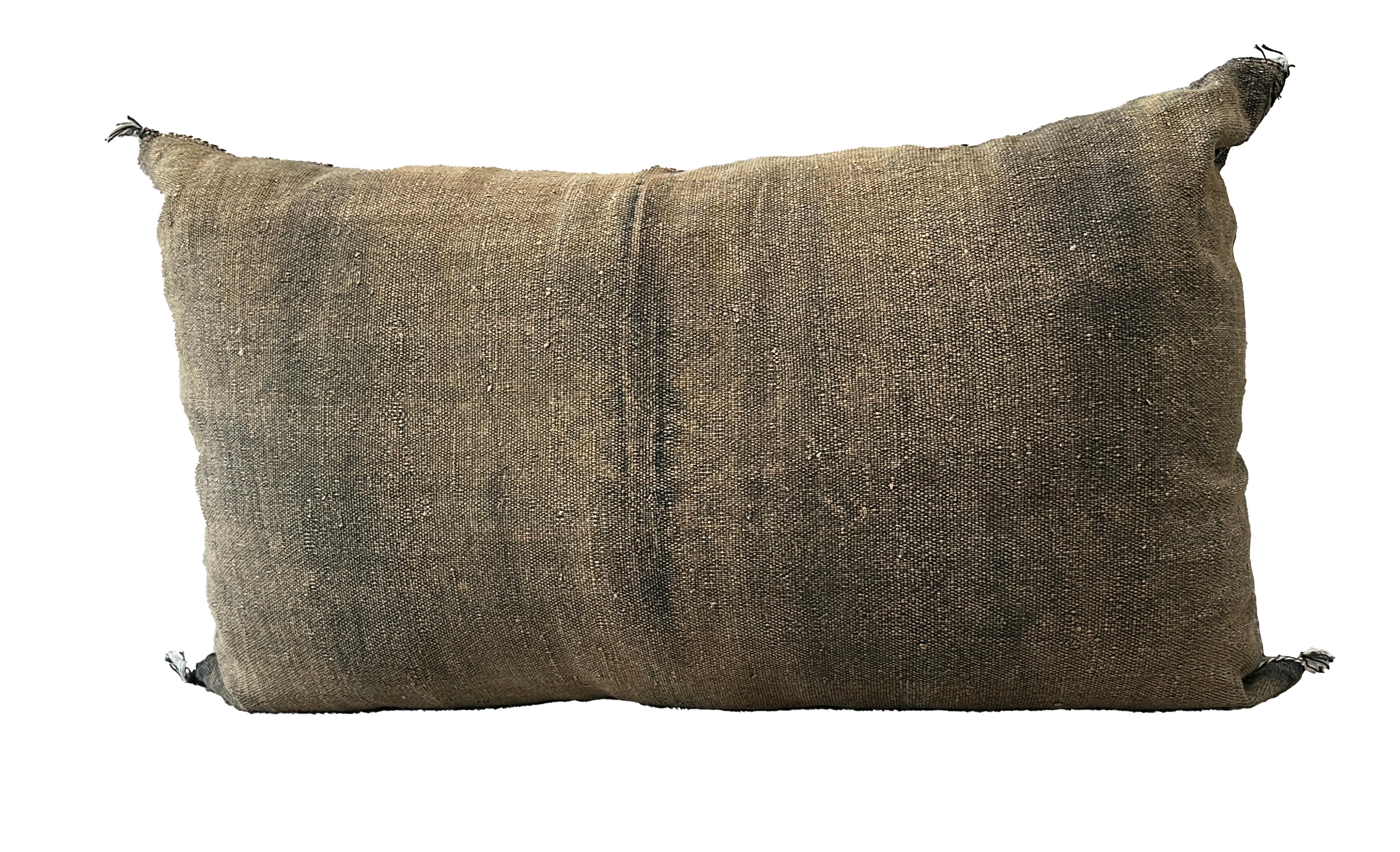 Polyester Coussin d'appoint marocain noir et or 35 