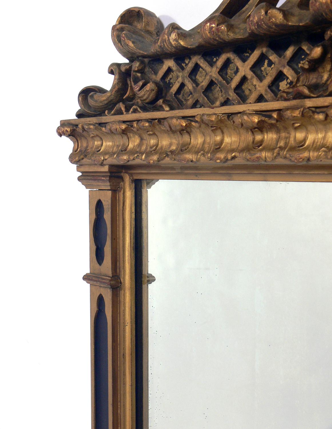 antique chinoiserie mirror