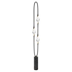 Lampada da terra Il Pezzo 12 in nero e oro di Il Pezzo Mancante