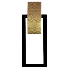 Applique murale noire et dorée - I Franks 3, H 52 cm