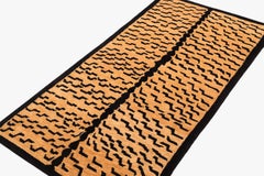 Modern Tiger Carpet Hand Knotted with Natural Dyed Wool by Joseph Carini