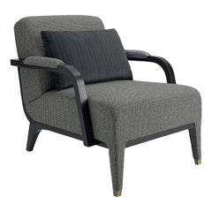 Black and Gray Armchair