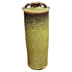 Black and Green Speckled Classic Shape Vase, China, Contemporary