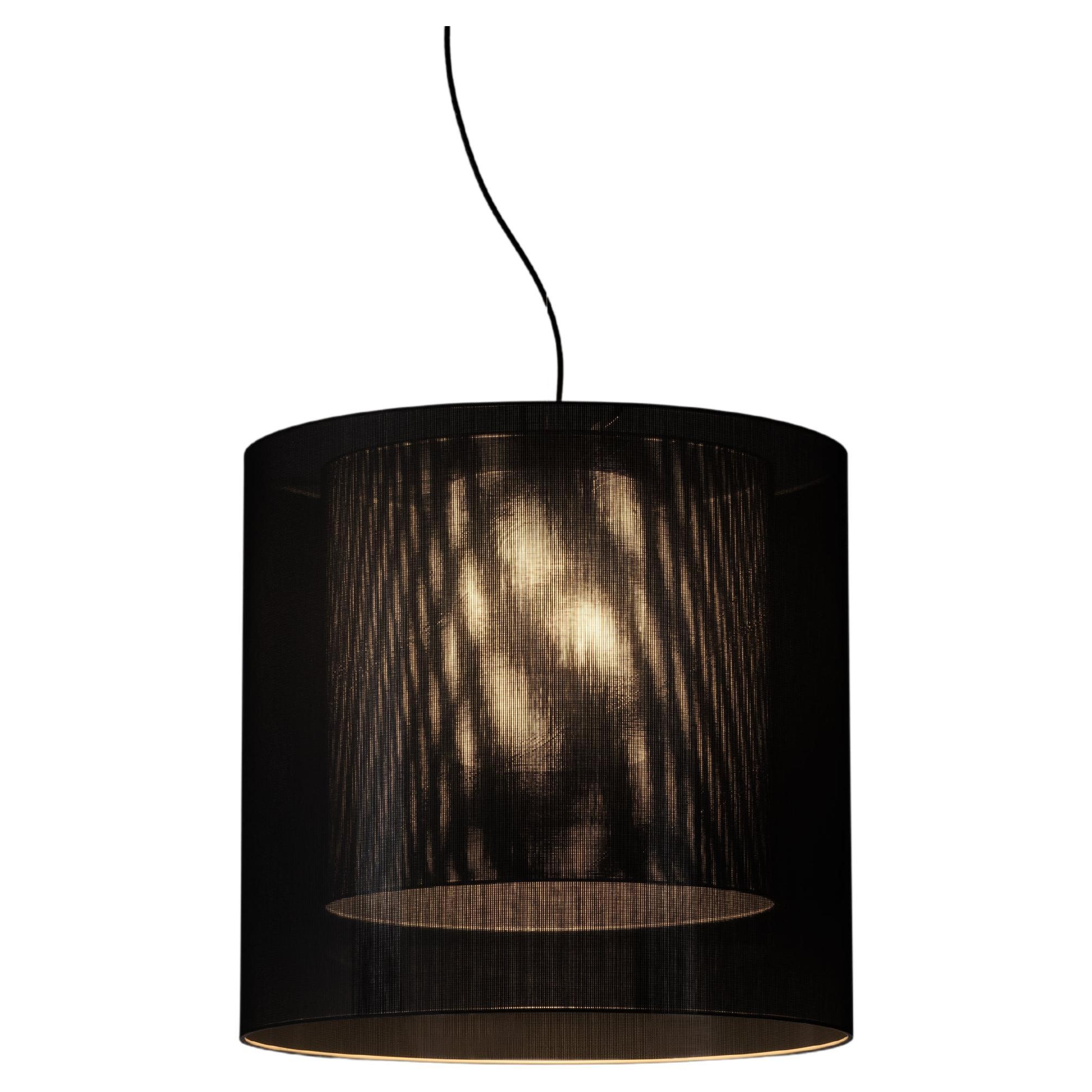 Black and Grey Moaré LM Pendant Lamp by Antoni Arola