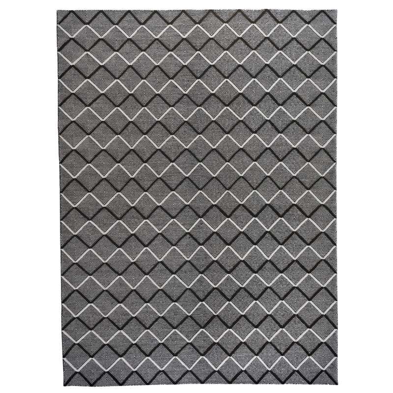 Black and White Diamonds Wool Area Rug For Sale at 1stDibs | black and ...