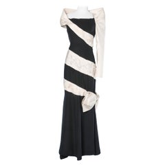 Black and ivory evening gown Valentino Boutique