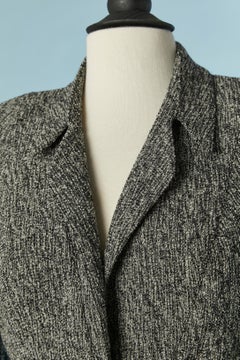 Black and ivory tweed skirt-suit Thierry Mugler Circa 1990's